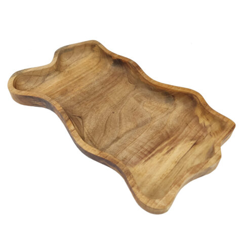 میوه خوری چوبی فانتزی مدل 104 - طراحی فانتزی منحنی