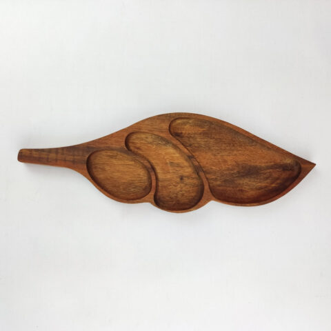 اردو خوری چوبی طرح برگ مدل 405 - نمای بالایی