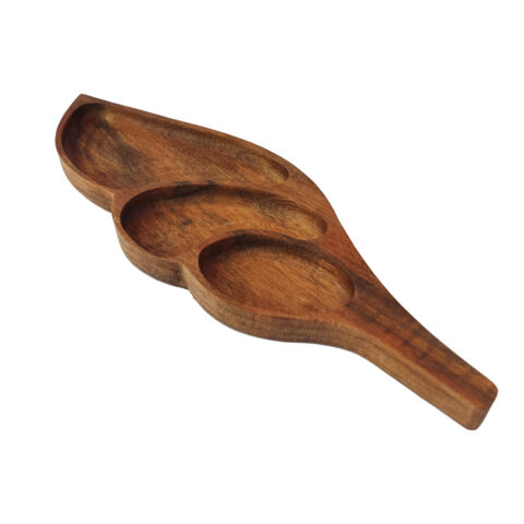 اردو خوری چوبی طرح برگ مدل 405 - نمای اصلی