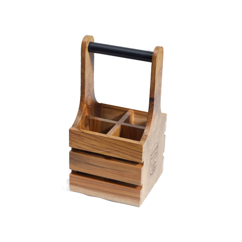 جای قاشق و چنگال چوبی